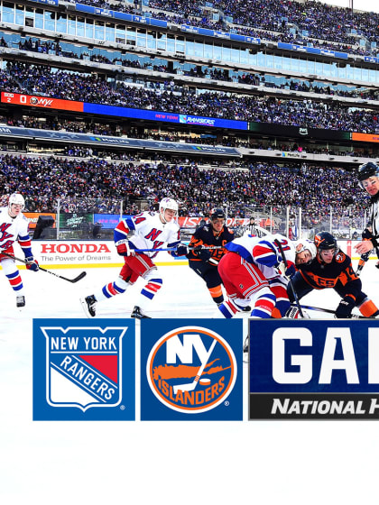 New York Rangers New York Islanders Stadium Series game recap February 18