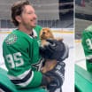 Matt Duchene brings puppy to meet Dallas Stars